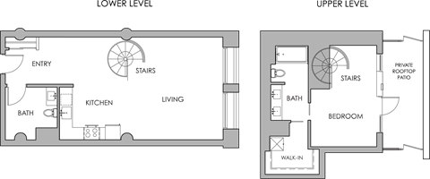 Floor plan for studio, 1 bath, 1062 sqft